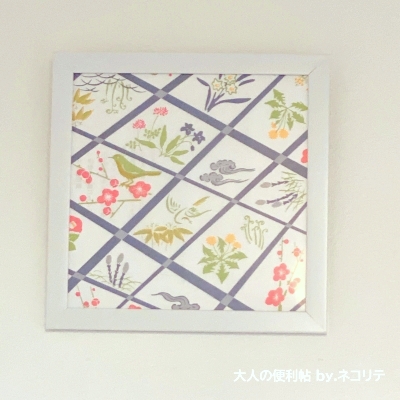 包装紙フォトフレームの作り方