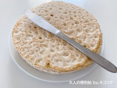 家でクレープ作り