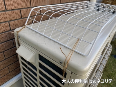 エアコン室外機の日除けカバー100均自作